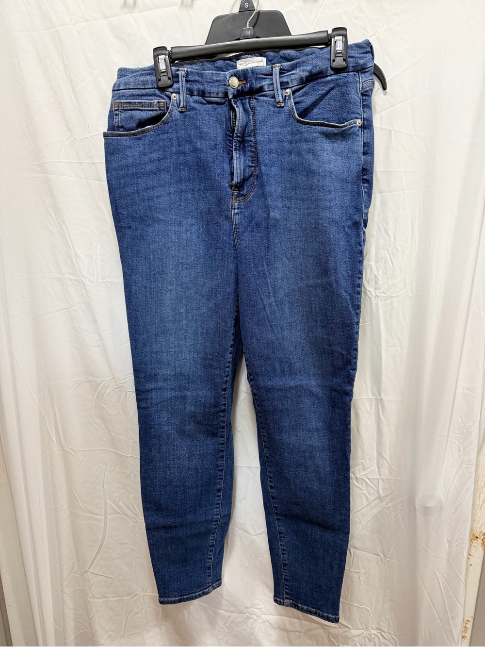 Good American Indigo High-Rise Skinny Jeans